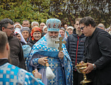 В престольный день Преосвященнейший епископ Симон совершил Божественную литургию в храме Казанской иконы Божией Матери города Гуково