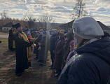 Освящение креста и купола для часовни Воскресения Христова состоялось в селе Осиково