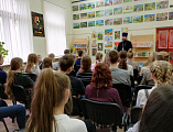 Открытие выставки рисунков участников Международного конкурса детского творчества «Красота Божьего мира» состоялось в Центральной городской библиотеке им. А.С. Пушкина в г. Шахты