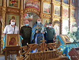 В день тезоименитства настоятелю Донского храма г. Новошахтинска протоиерею Роману Амплееву был вручен орден «За заслуги перед казачеством» второй степени
