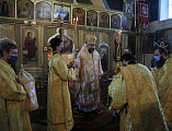 В престольный праздник Преосвященнейший епископ Симон совершил Божественную литургию в храме святого апостола Андрея Первозванного г. Миллерово