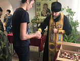 «Заупокойная панихида, отслуженная настоятелем Свято-Пантелеимоновского храма иеромонахом Димитрием (Яроцким), по невинноубиенным казакам и их семьям в годы геноцида казачьего народа»