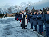 В праздник Крещения Господня в Шахтинском казачьем кадетском корпусе совершено Великое освящение воды