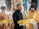 В день памяти пророка Божия Илии Преосвященнейший епископ Симон с архипастырским визитом посетил приход святителя Николая Чудотворца города Шахты
