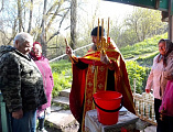В селе Кутейниково совершили молебен на источнике святителя Николая Чудотворца