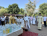 Престольный праздник в храме честь Рождества великого пророка Предтечи и Крестителя Господня Иоанна молитвенно отметили в станице Боковской