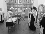 Преосвященнейший епископ Симон совершил заупокойную литию по новопреставленному протоиерею Петру Почтовому