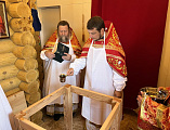 В ст. Обливской освятили храм в честь святого великомученика Георгия Победоносца