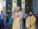 Преосвященнейший епископ Симон совершил всенощное бдение в Покровском кафедральном соборе г. Шахты