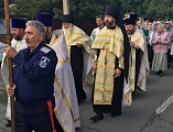 Соборное богослужение в храме п. Каменоломни и крестный ход прошли в день воспоминания чуда, совершенного Архангелом Михаилом в Хонех