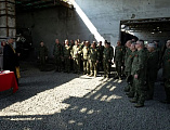 Настоятель храма преподобномученицы Елисаветы помолился с военнослужащими в День Победы