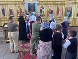 В Успенском храме станицы Калитвенской состоялся молебен на начало нового учебного года для преподавателей и учащихся станичной школы