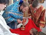 В преддверии нового учебного года в храме вмч. Пантелеимона г. Гуково состоялась детская Божественная литургия