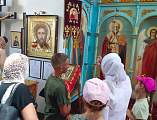 Воспитанники воскресной школы Свято-Пантелеимоновского храма посетили Покровский храм в слободе Никольская
