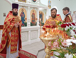Престольный праздник в храме святого Георгия Победоносца п. Новозарянский
