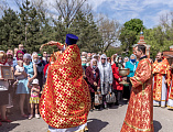 Впервые в Шахтинской епархии совершена Божественная литургия архиерейским чином с сурдопереводом в храме Покрова Пресвятой Богородицы г. Каменск-Шахтинский