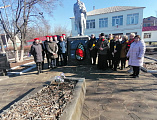 Иеромонах Арсений (Алимов) принял участие в памятном событии, посвященном 79-й годовщине освобождения п. Горный от немецко-фашистских захватчиков