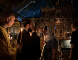 Ночная молитва в Шахтах: в Покровском храме совершили акафист святителю Николаю Чудотворцу