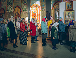 В Неделю Торжества Православия Преосвященнейший епископ Симон совершил Божественную литургию святителя Василия Великого в Покровском кафедральном соборе г. Шахты