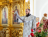 Преосвященнейший Симон совершил Божественную литургию и хиротонию во пресвитеры в храме великомученика Георгия Победоносца хутора Лихой