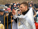 Протоиерей Глеб Гладышев совершил чин великого освящения воды в Донецком благочинии