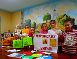 Воспитанники воскресного лагеря «Державный» при храме Державной иконы Божией Матери г. Донецка примут участие в епархиальном конкурсе прикладного творчества