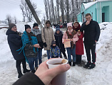 Состоялось открытие Масленичных гуляний в приходе храма Великомученика Пантелеимона г. Гуково