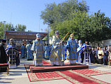 В торжествах Донской митрополии по случаю празднования дня Донской иконы Божией Матери принял участие епископ Шахтинский и Миллеровский Симон