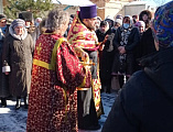 В Покровском храме города Новошахтинска совершили молебен священномученику Харлампию Магнезийскому