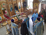 В 18 раз приход Донской иконы Божией Матери Новошахтинска молитвенно отметил престольный праздник