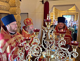 В ст. Обливской освятили храм в честь святого великомученика Георгия Победоносца