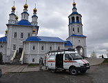 В Лазареву субботу состоялся крестный ход вокруг Донского храма г. Новошахтинска и санитарная обработка подворий храмов Новошахтинского благочиния