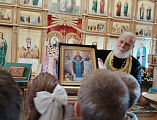 Экскурсия школьников в храм преподобного Серафима Саровского хутора Красновка