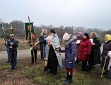 В пос. Персиановский торжественным богослужением и крестным ходом отметили день памяти небесного покровителя поселка великомученика Иакова Персянина