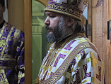 В день памяти сорока мучеников Севастийских Преосвященнейший епископ Симон совершил Литургию Преждеосвященных Даров в храме великомученика Пантелеимона г. Миллерово
