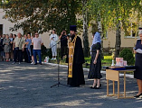 В Шахтинском генерала Я.П. Бакланова казачьем кадетском корпусе прошло торжественное мероприятие, посвященное началу нового учебного года