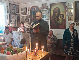Престольный праздник молитвенно отметили в храме Преображения Господня села Лысогорка   