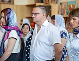 Преосвященнейший епископ Симон совершил Божественную литургию в храме апостола и евангелиста Иоанна Богослова при Институте сферы обслуживания и предпринимательства (филиал) ДГТУ в г. Шахты