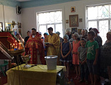 Престольный праздник в честь великомученика и целителя Пантелеимона отметили жители х. Павловка и с. Киселево соборным богослужением