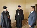 Преосвященнейший епископ Симон посетил центр социальной реабилитаций семей с детьми с ОВЗ при храме прп. Сергия Радонежского хутора Старая Станица