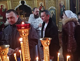 В Свято-Андреевском храме г. Миллерово молитвенно отметили Крещение Господне