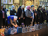 Навечерие Богоявления Господня. Епископ Шахтинский и Миллеровский Симон возглавил праздничное богослужение в храме Святителя Николая г. Новошахтинска