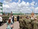 Состоялась торжественная встреча иконы святого Архистратига Михаила, написанной в год 80-летия Великой Победы   