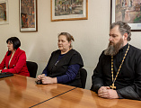 По благословению епископа Шахтинского и Миллеровского Симона прошло рабочее совещание представителей Шахтинской епархии с ответственными за взаимодействие с участниками СВО и членами их семей в городе Шахты