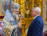 С сонмом архиереев Православной Церкви епископ Симон принял участие в торжествах по случаю празднования Донской иконы Божией Матери