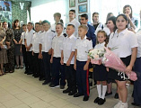 В Ажиновской школе прошла линейка, посвященная Дню знаний   