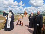 Состоялась торжественная встреча иконы святого Архистратига Михаила, написанной в год 80-летия Великой Победы   