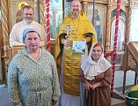 Соборное богослужение в Донском храме Новошахтинска с участием духовенства и казачества