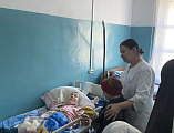 Члены православного клуба «Вера, Надежда, Любовь» посетили хоспис в хуторе Красный