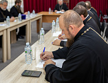 Епархиальный совет состоялся в духовно-просветительском центре при Покровском кафедральном соборе города Шахты